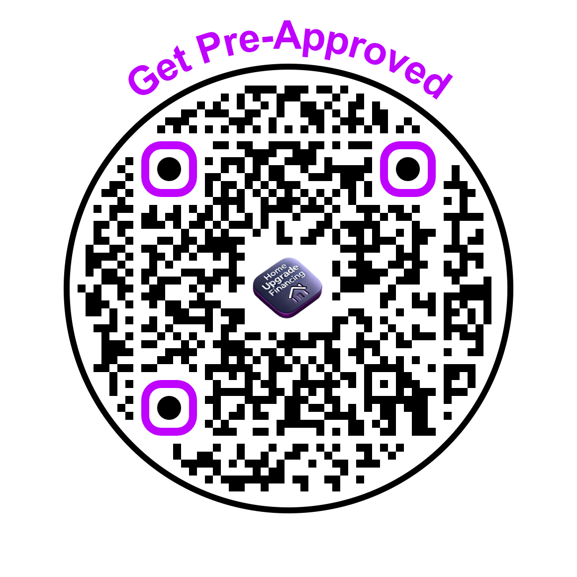 Scan to apply for Home Upgrade Financing with Green Hill Remodeling